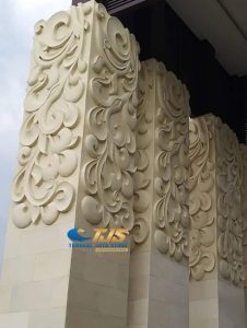 ukiran batu hiasan dinding rumah