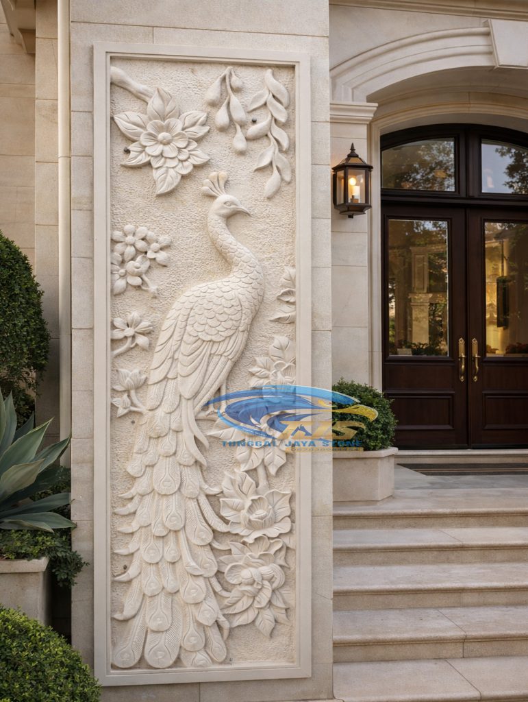 ornament burung merak ornamen burung merak produk tunggaljayastone