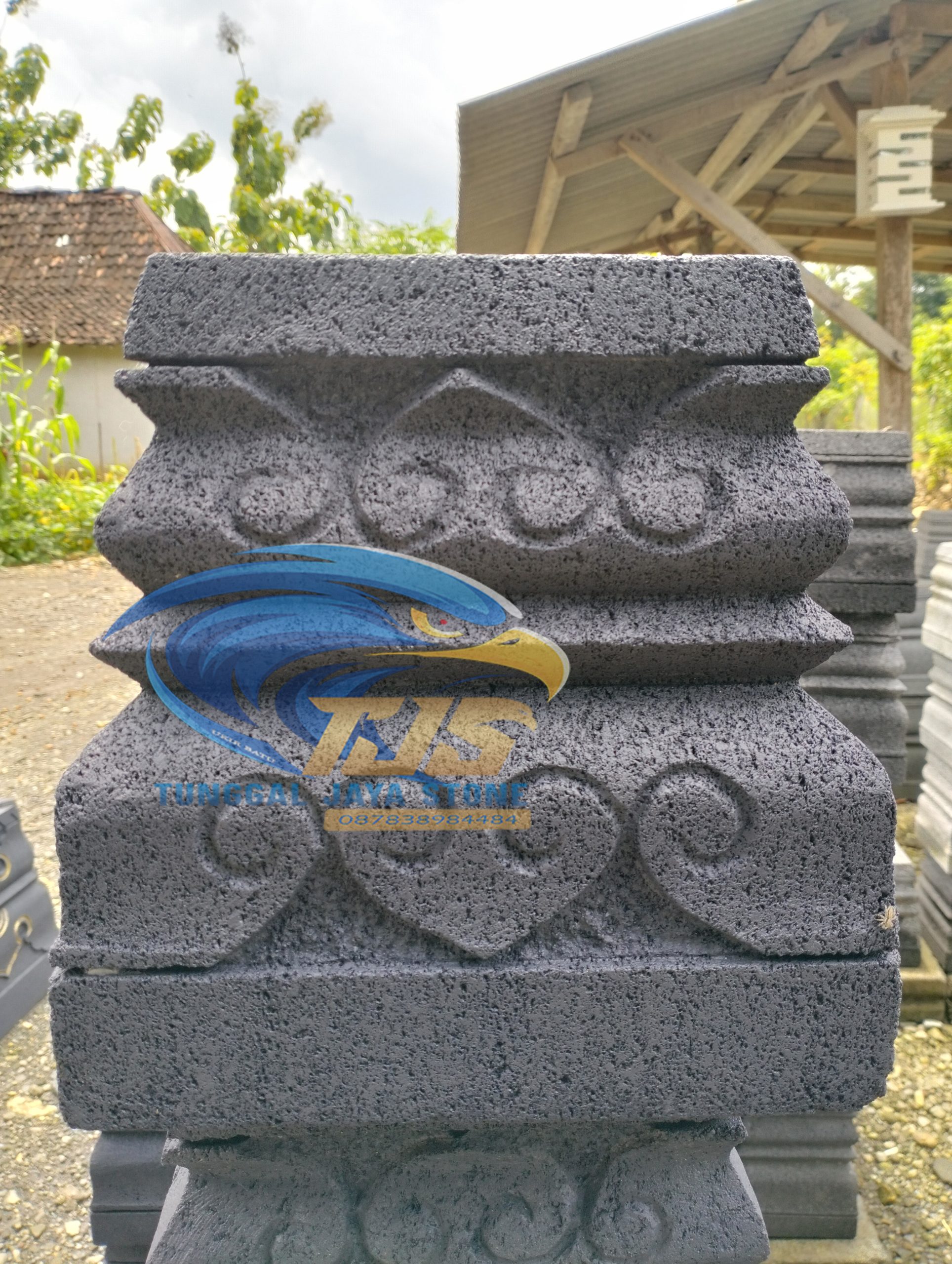 umpak joglo ukiran batu tunggaljayastone