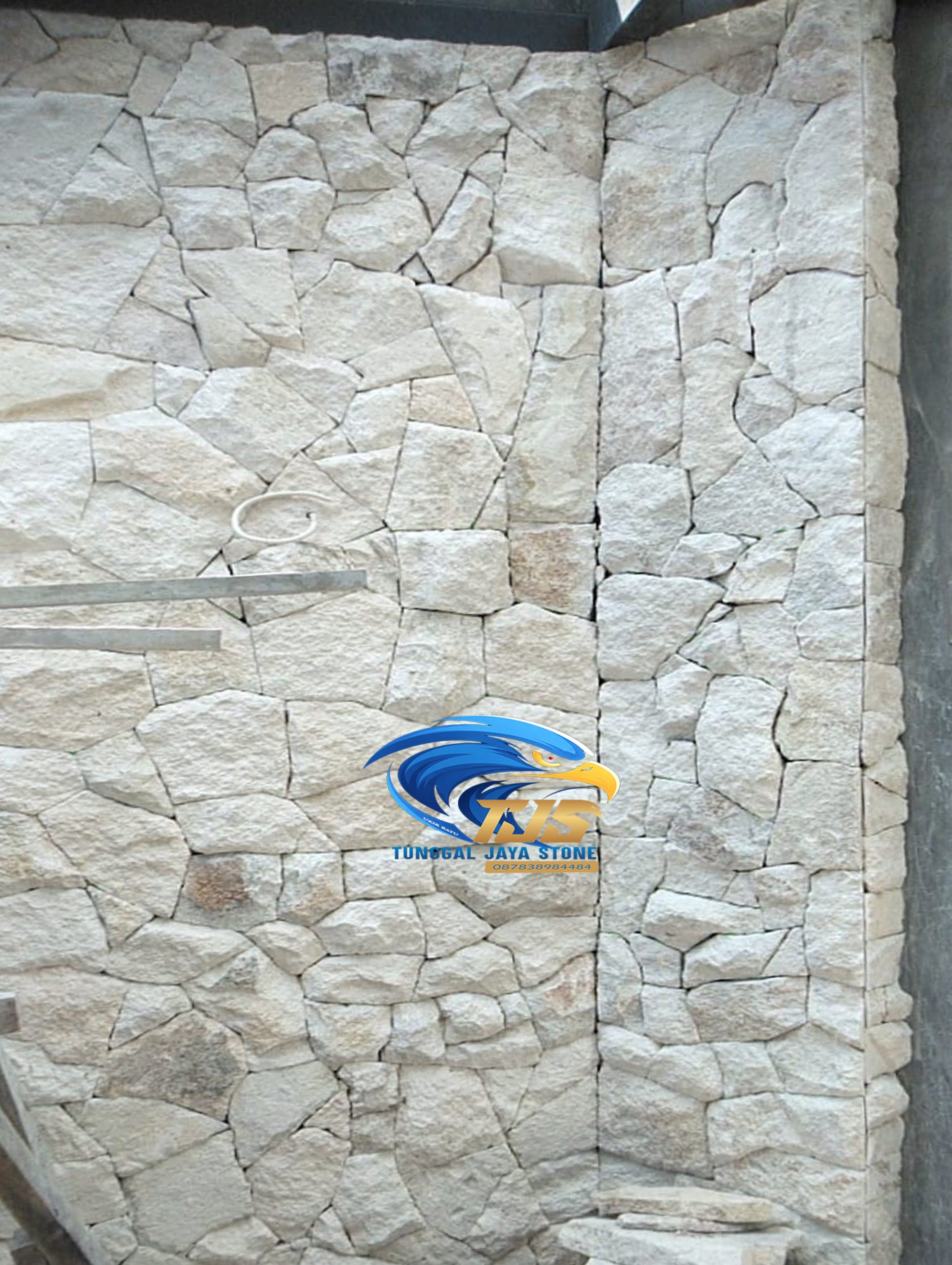 batu random paras hiasan dinding trend tahun ini