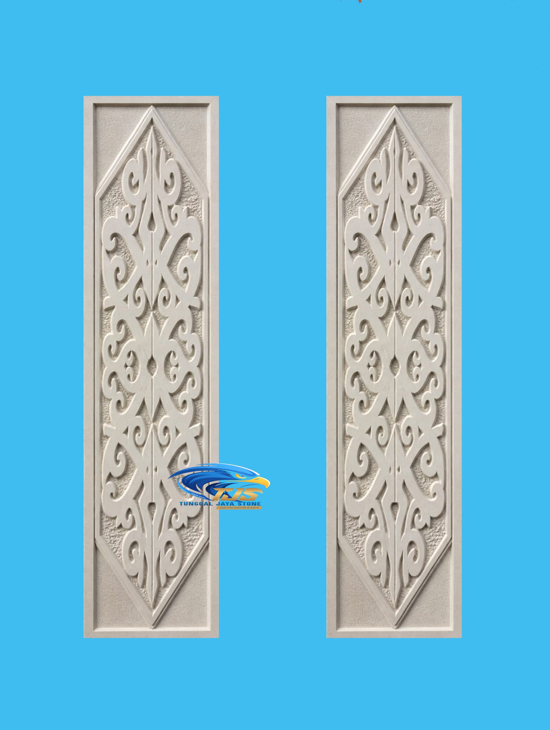 ukiran batu alam motif klasik