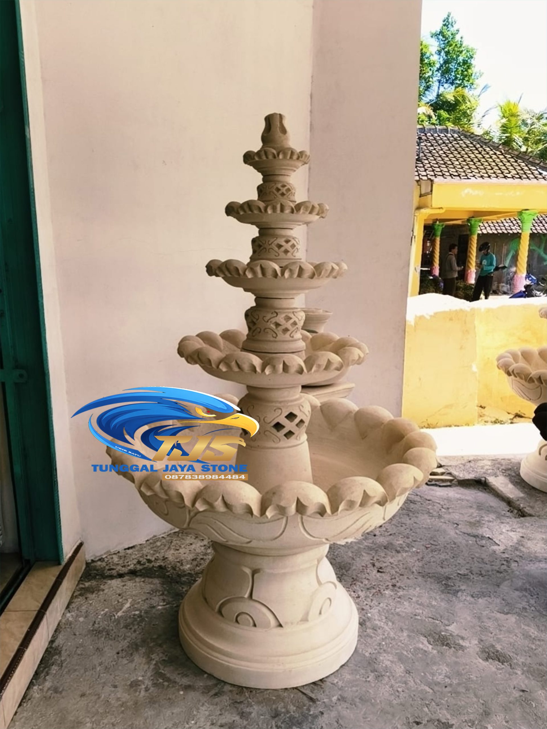 batu alam air mancur